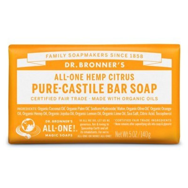 Dr. Bronners 5OZ ORG Cast Bar Soap OBCT05
